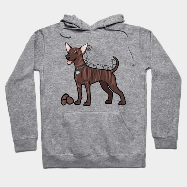 Coconut Retriever (brindle) Hoodie by SAFEstkitts